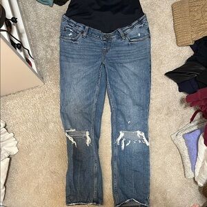 Abercrombie & Fitch MATERNITY Ankle Cropped Jeans